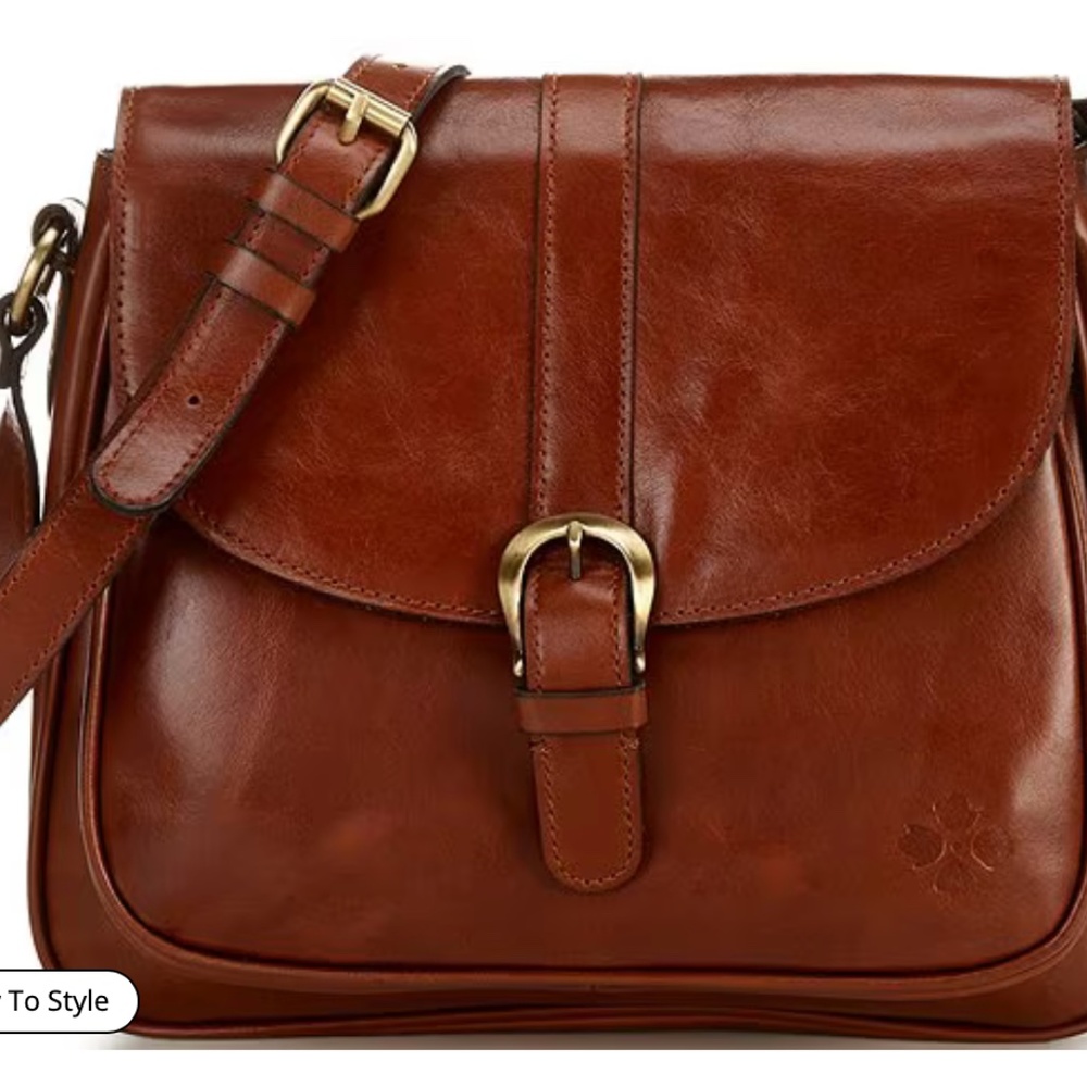 Patricia Nash Hamilton Buckle Detail Crossbody bag